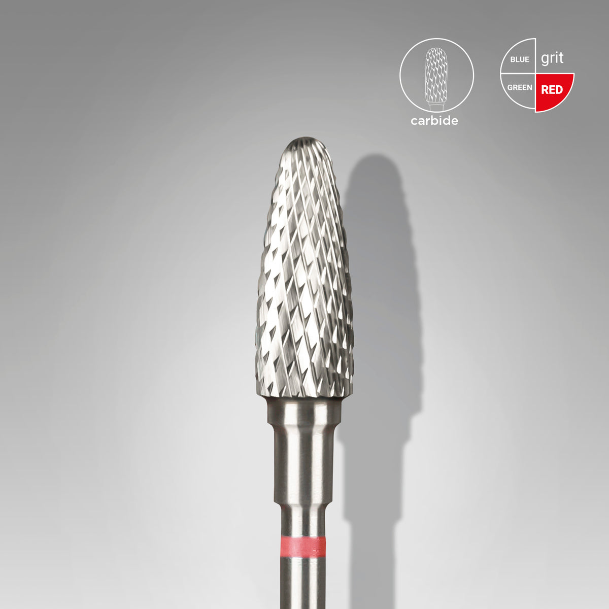 Staleks Fresa de Carburo Maíz Roja FT90R050/13