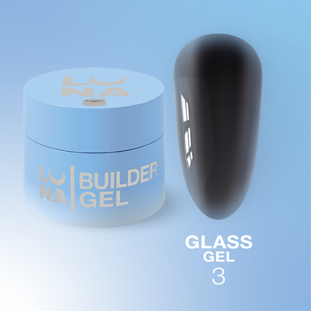 LunaMoon Glass Builder Gel nr3 15ml