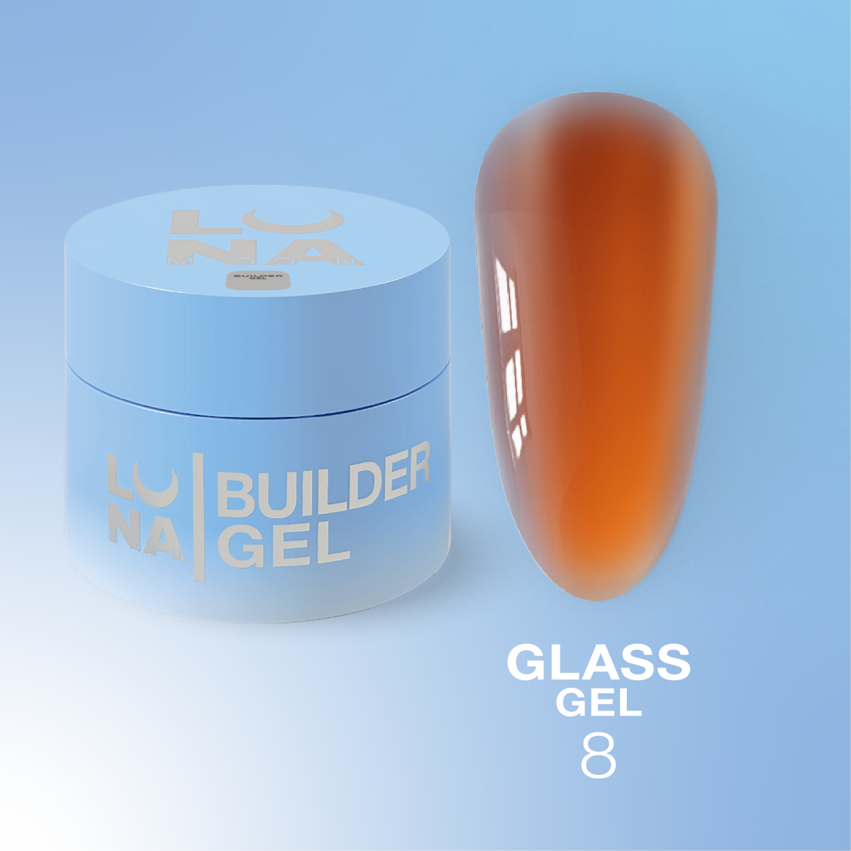 LunaMoon Glass Builder Gel nr8 15ml